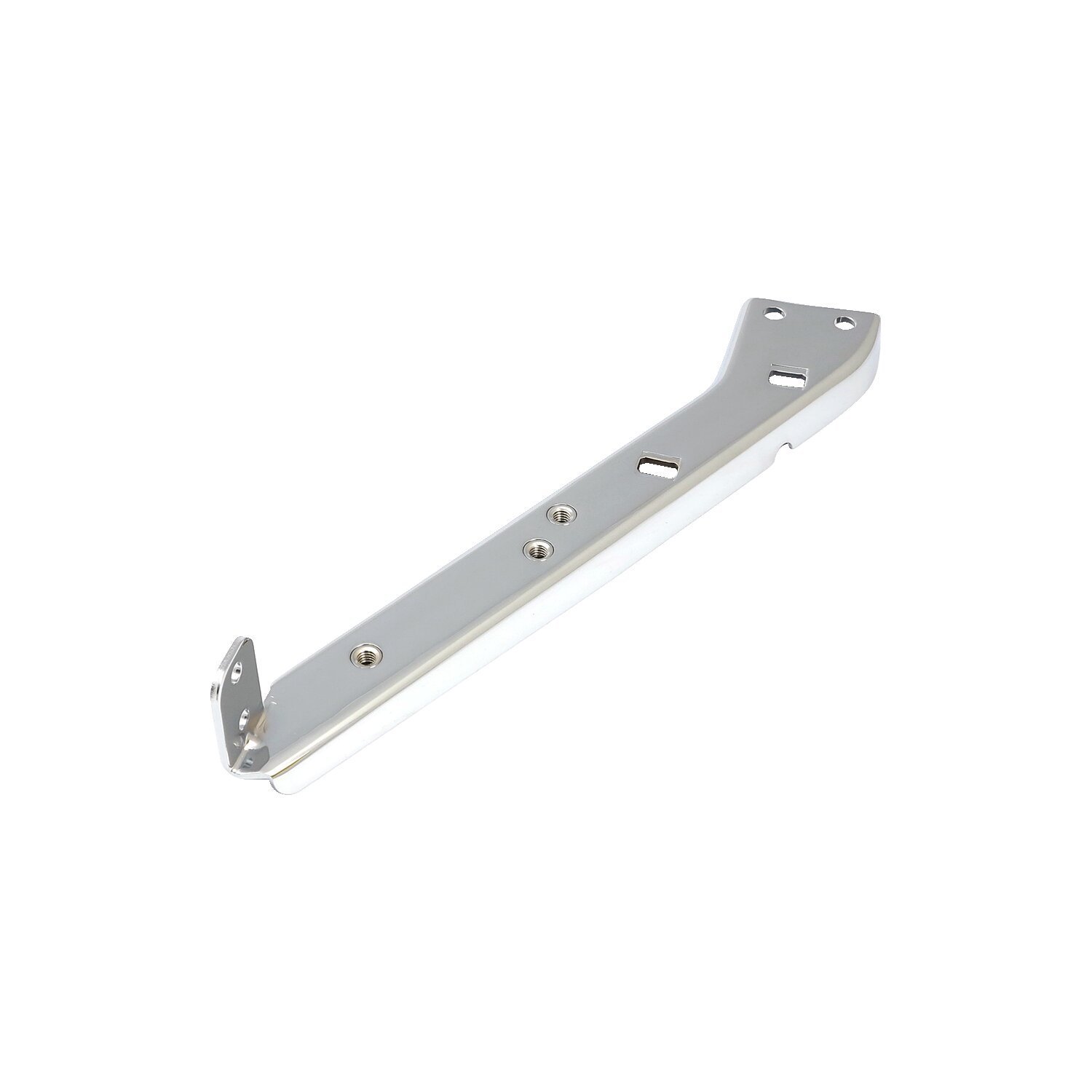 Bracket, for saddlebag support bar. Chrome. right side