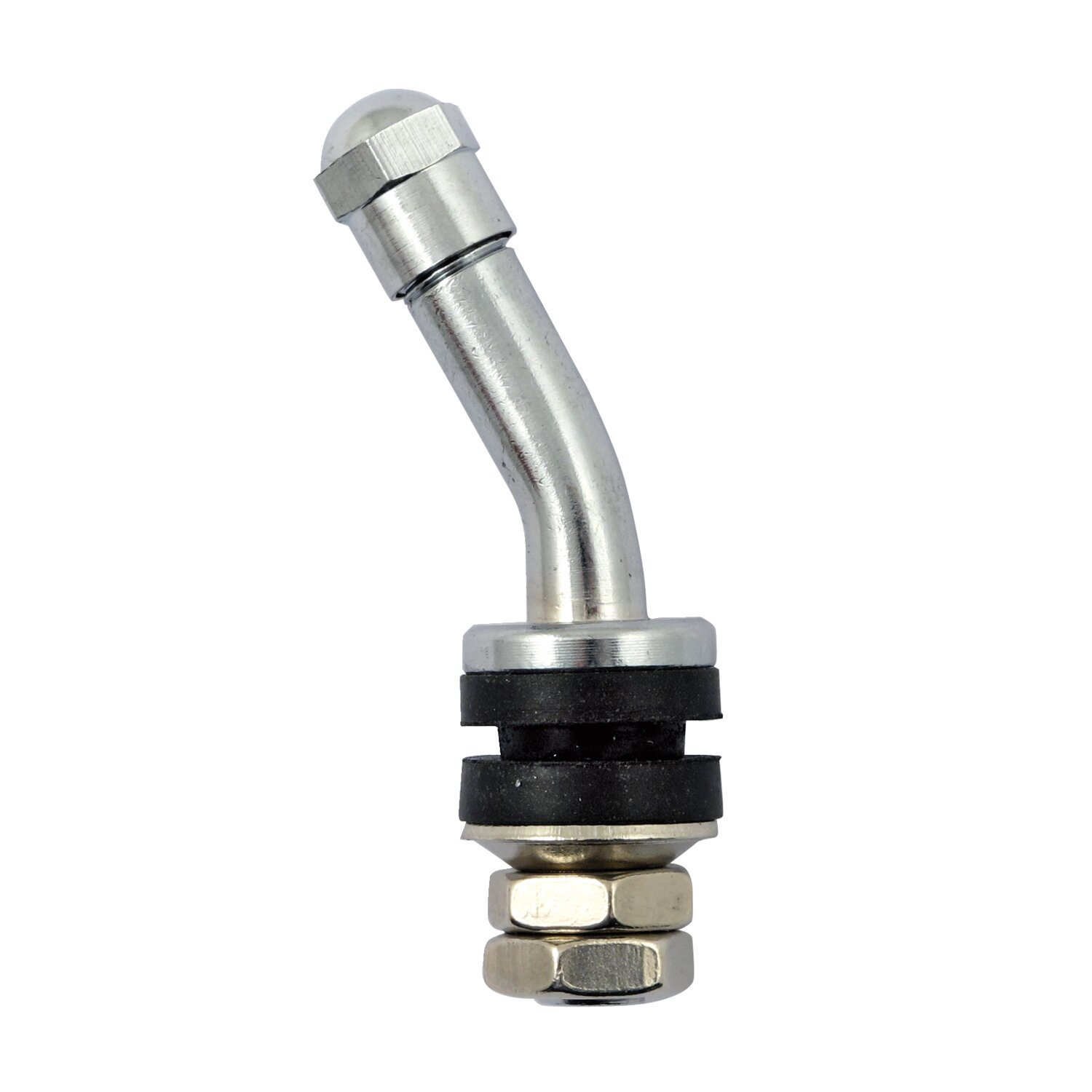 Screw-in tubeless valve stem. acorn cap