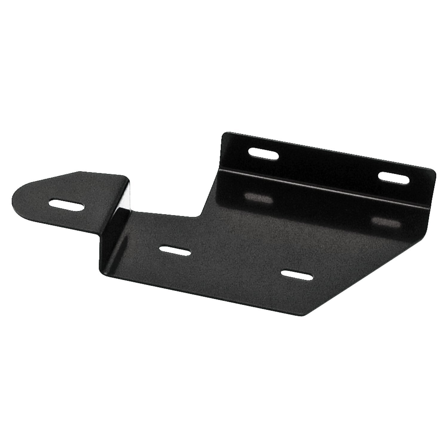Ledrie, swingarm bag mount bracket. Black, left