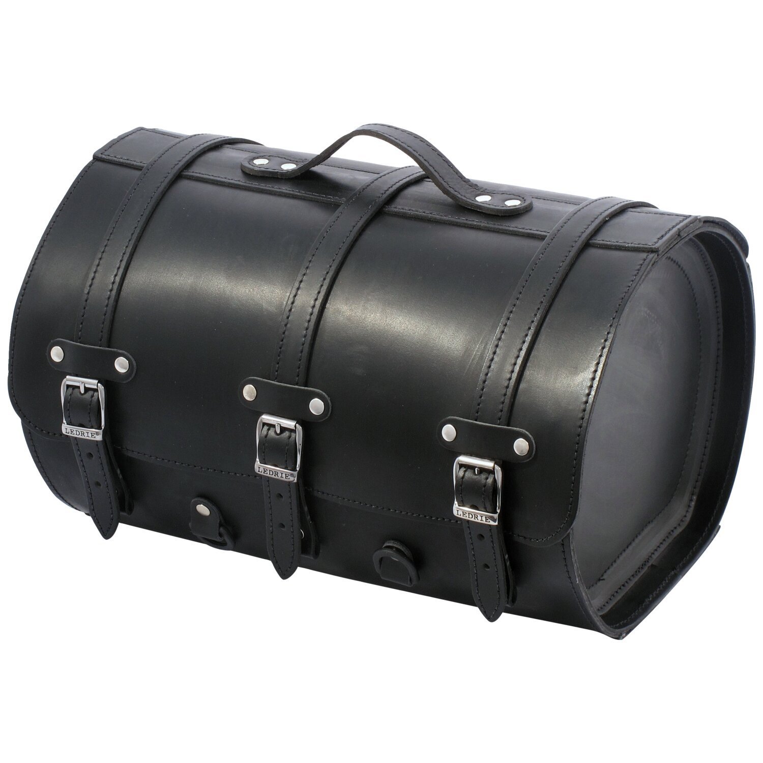 Motorcycle suitcase black