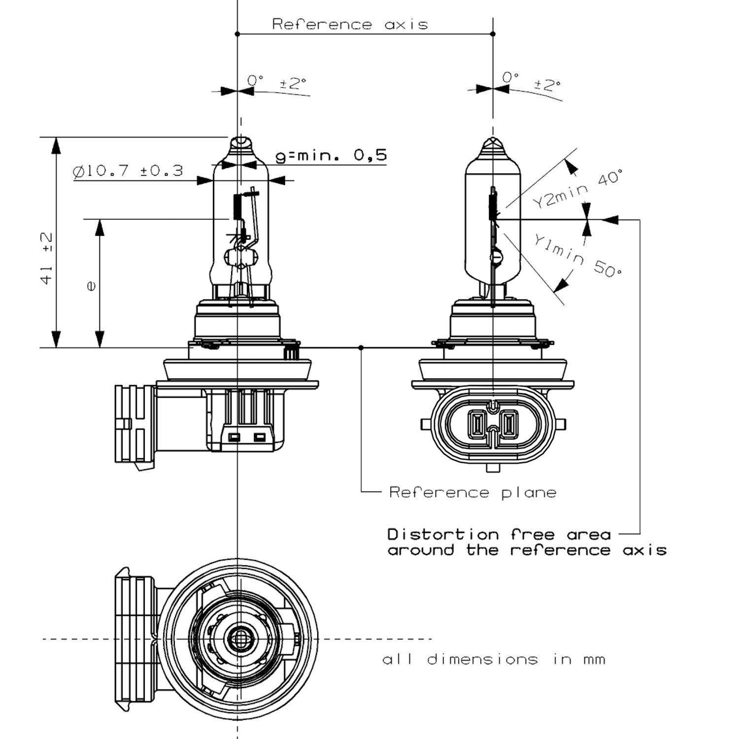 Philips headlamp bulb H9