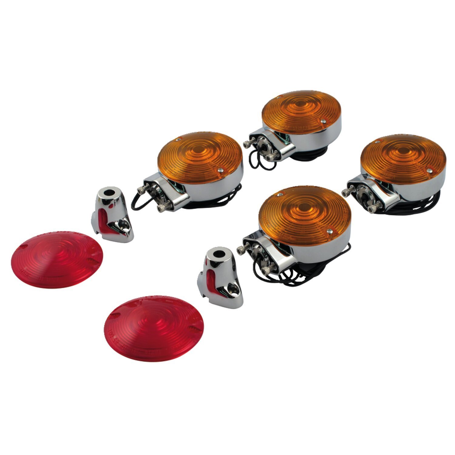 Chris Products, 86-up FL style turn signal kit. Chrome