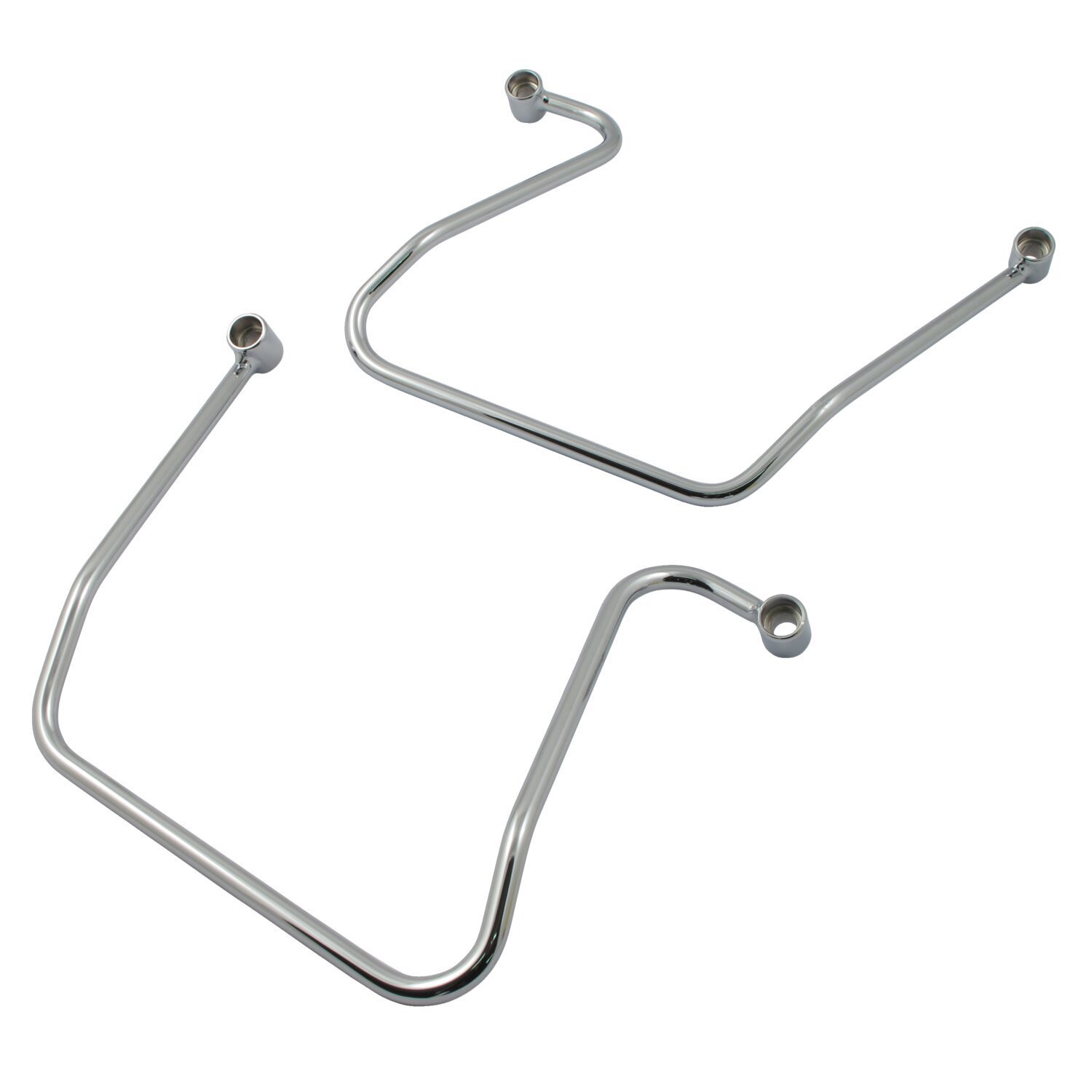 Saddlebag support kit. Chrome