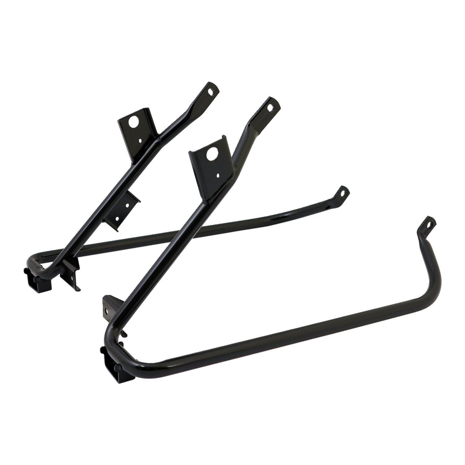Saddlebag support bracket set. Black