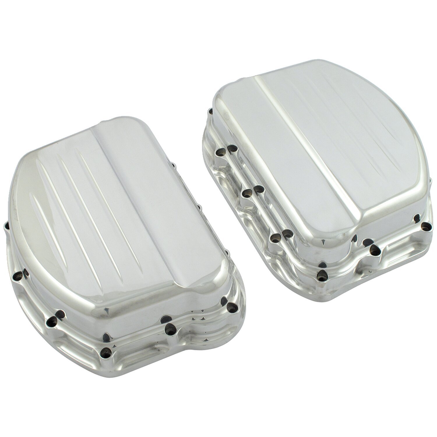 Paughco, rocker covers. Custom style aluminum. Polished