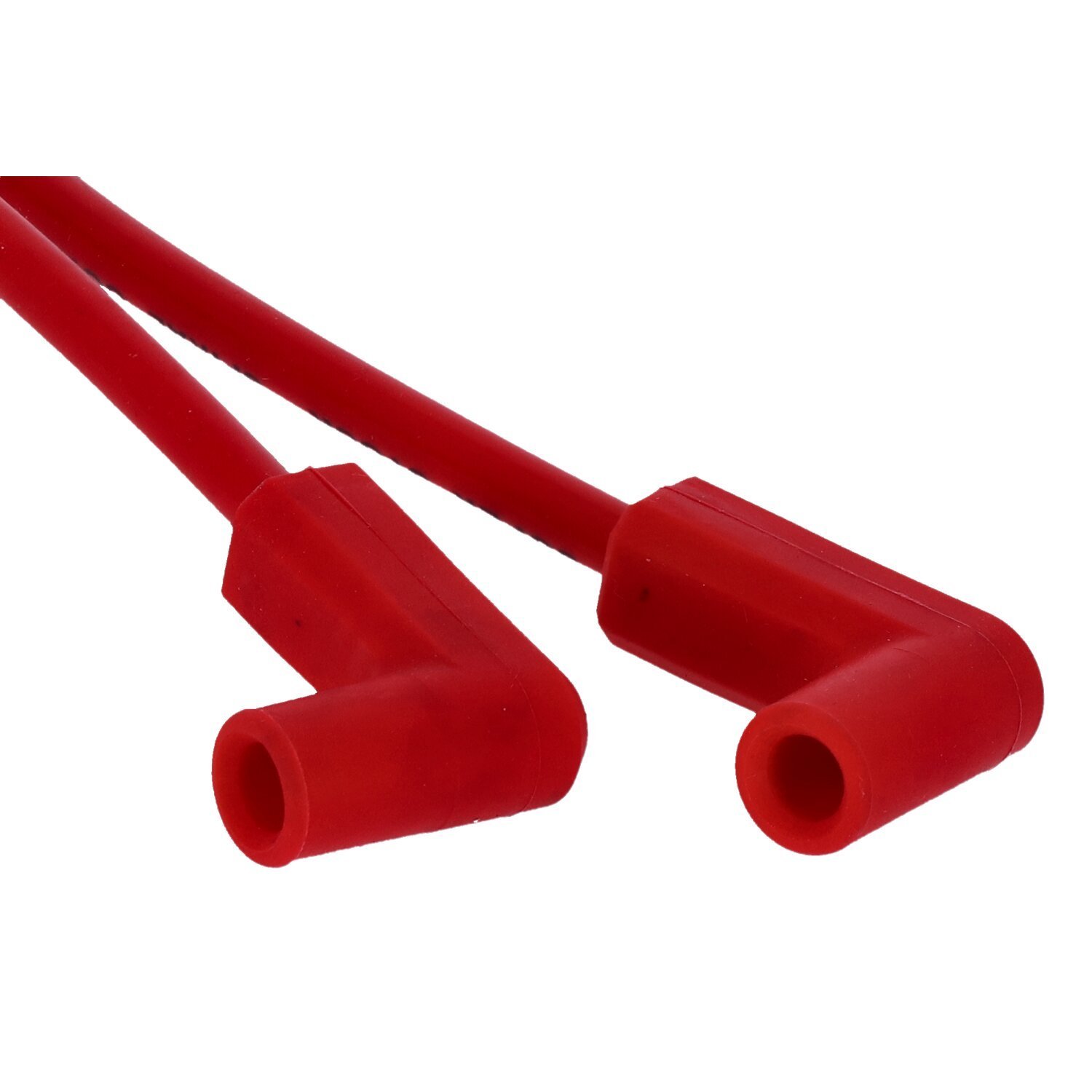 Accel, 8mm Ferro Spiral core spark plug wire set. Red