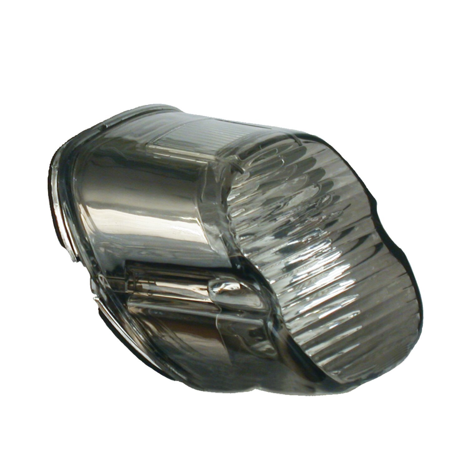 Laydown taillight lens. Light smoke