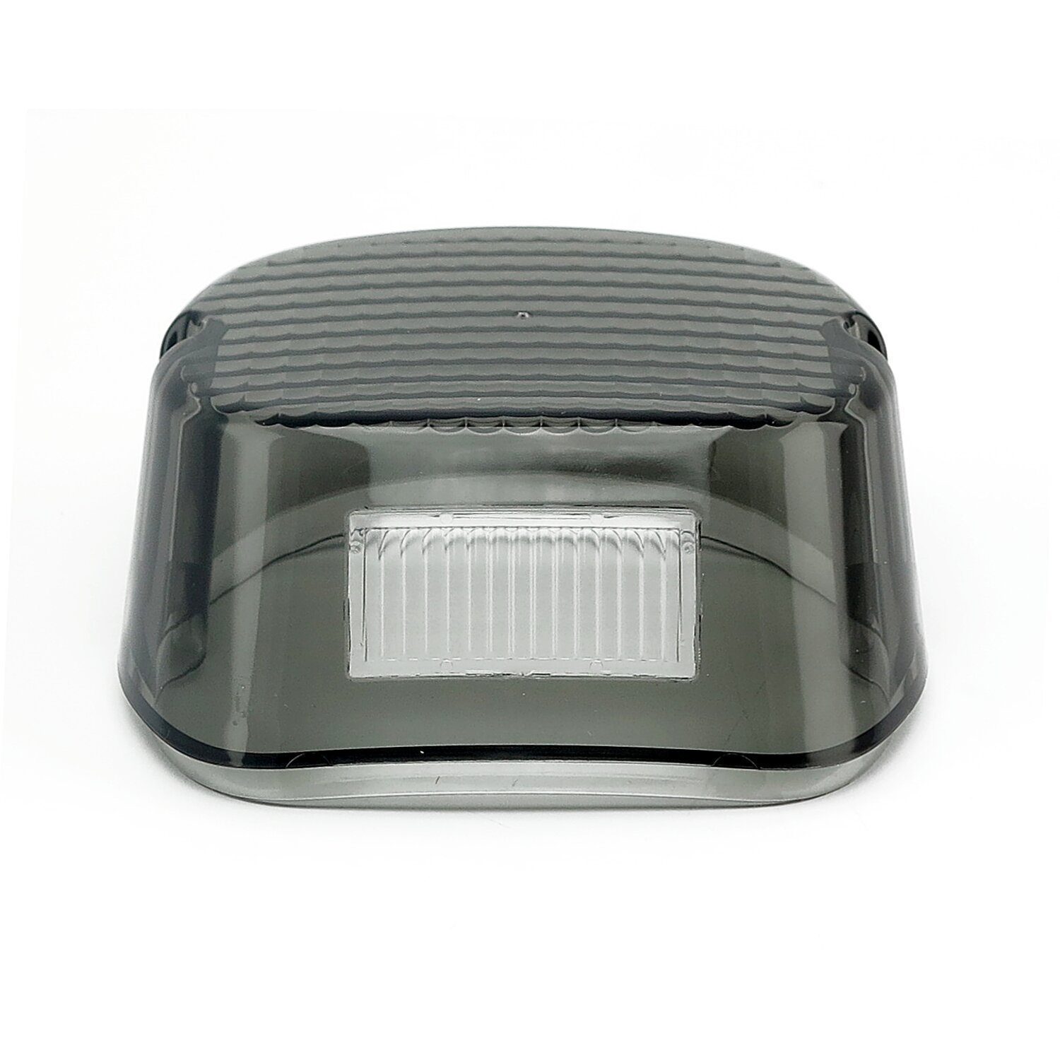 Laydown taillight lens. Light smoke