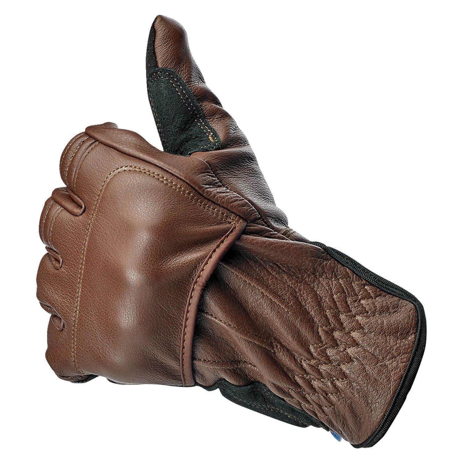 Biltwell Belden gloves chocolate/black CE appr.