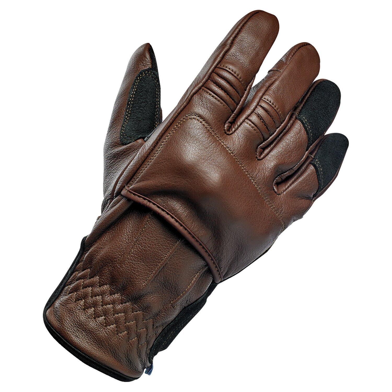 Biltwell Belden gloves chocolate/black CE appr.