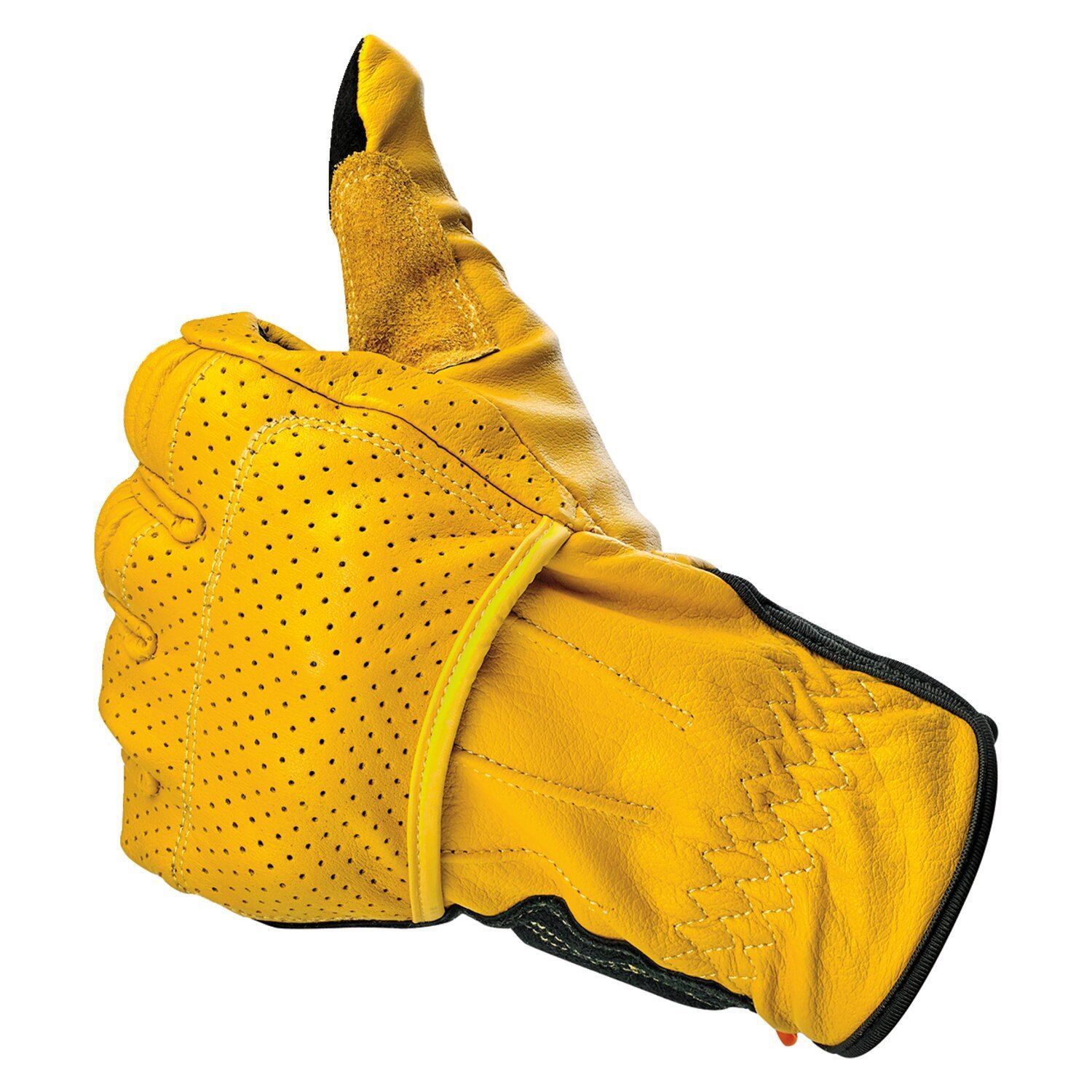 Biltwell Borrego gloves gold/black CE appr.
