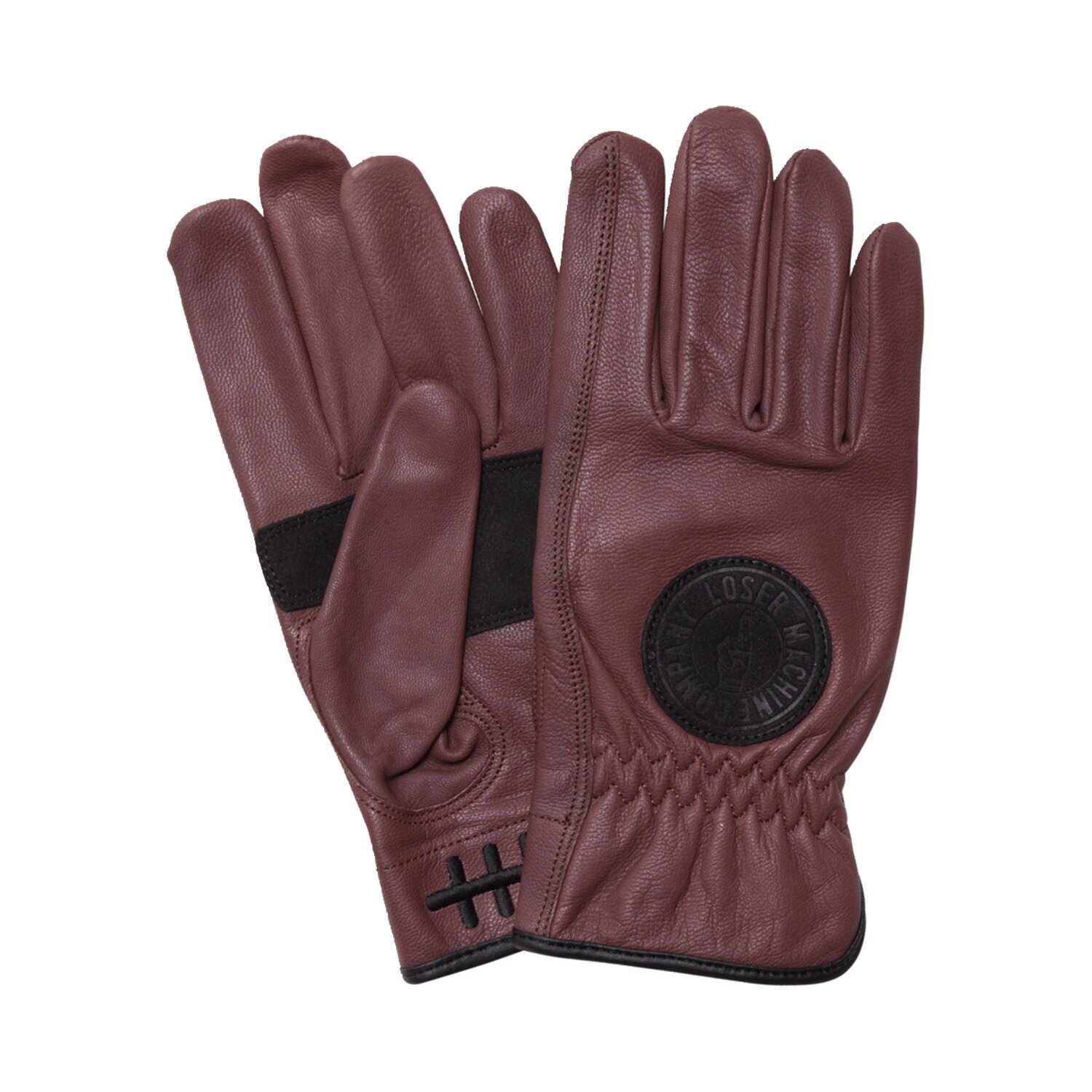Loser Machine Death Grip gloves oxblood