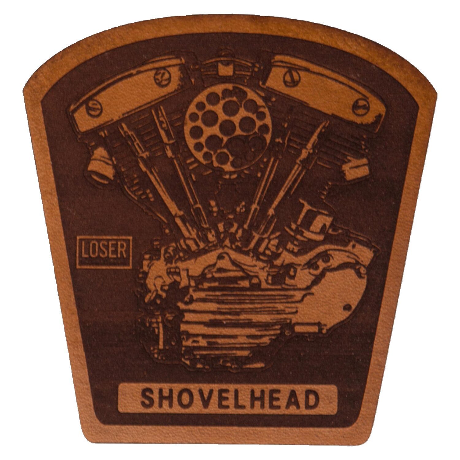Loser Machine Shovel Leather patch