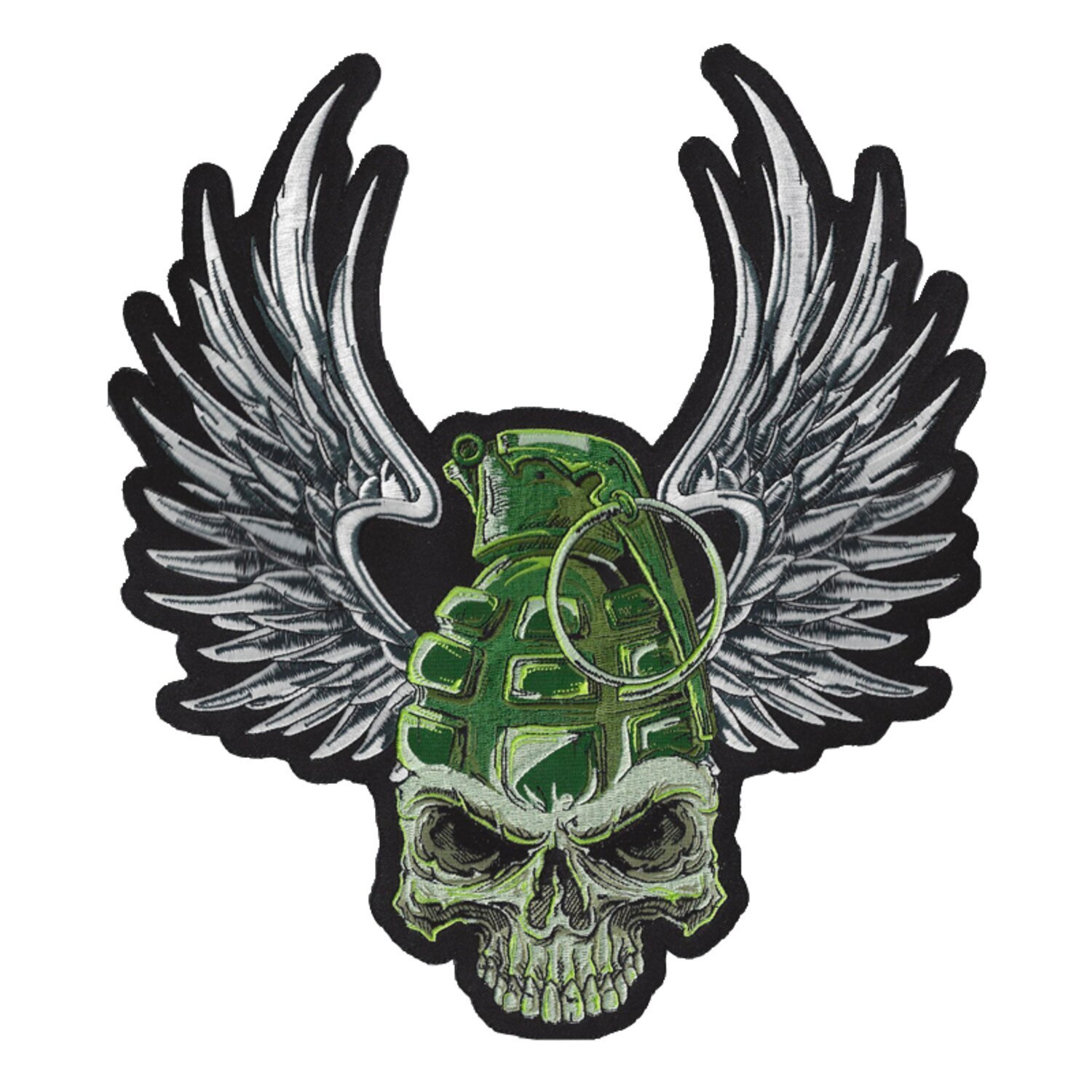 Grenade skull patch