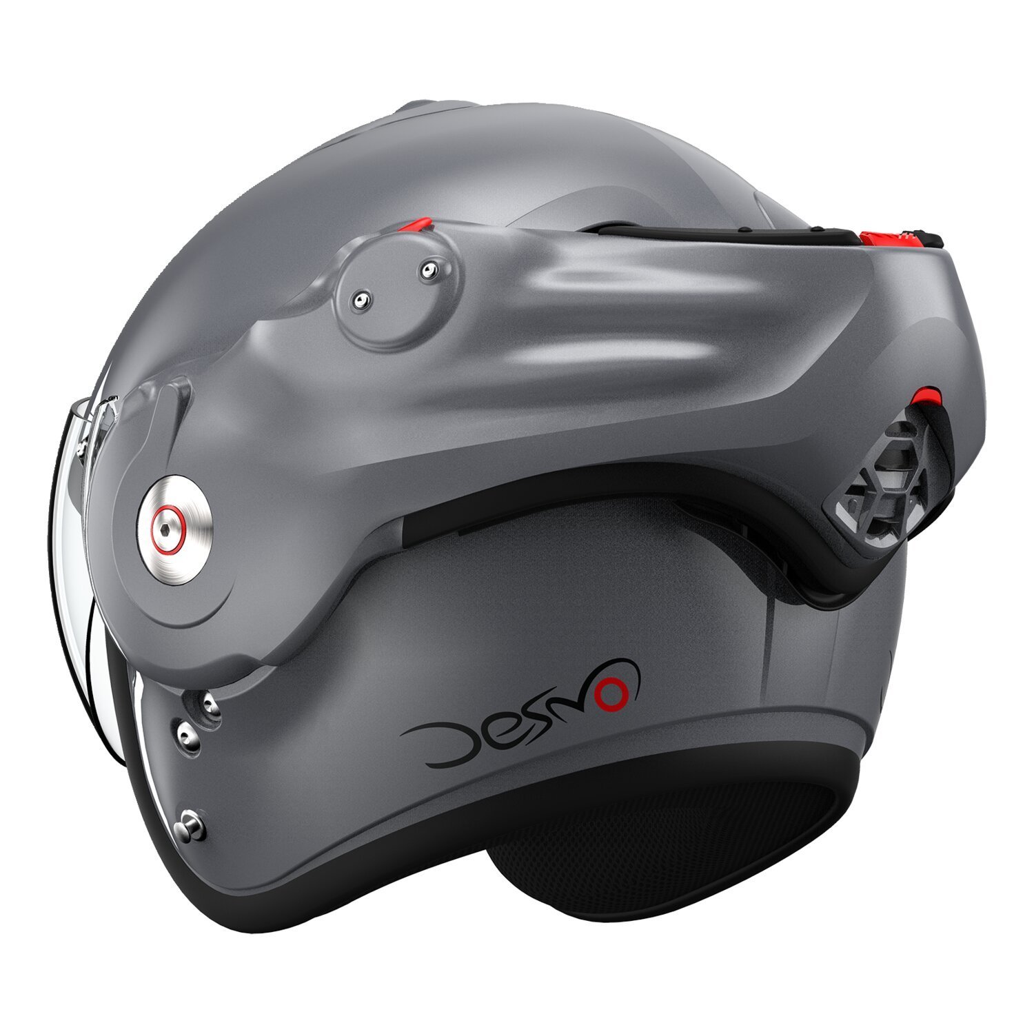 Desmo helmet matte dark silver