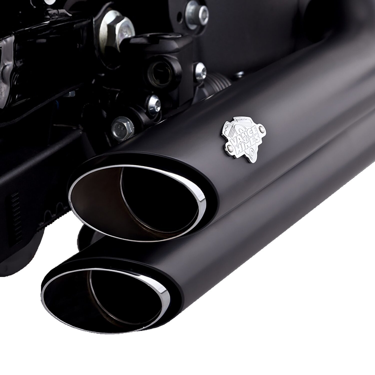 Vance & Hines, Shortshots staggered exhaust. Black