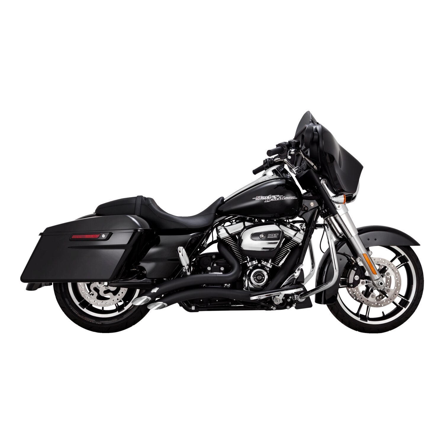 Vance & Hines, Big Radius exhaust. Black