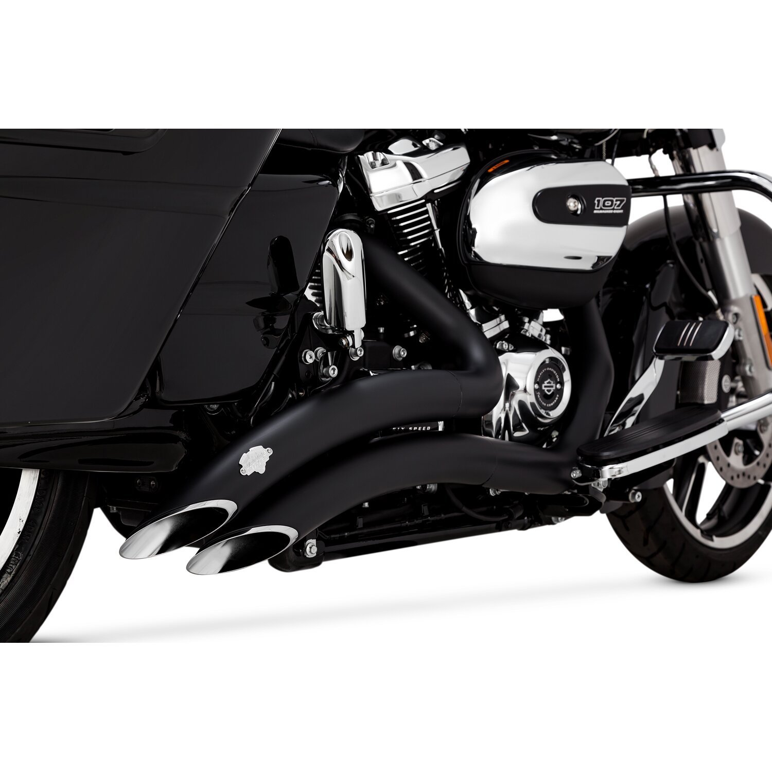 Vance & Hines, Big Radius exhaust. Black