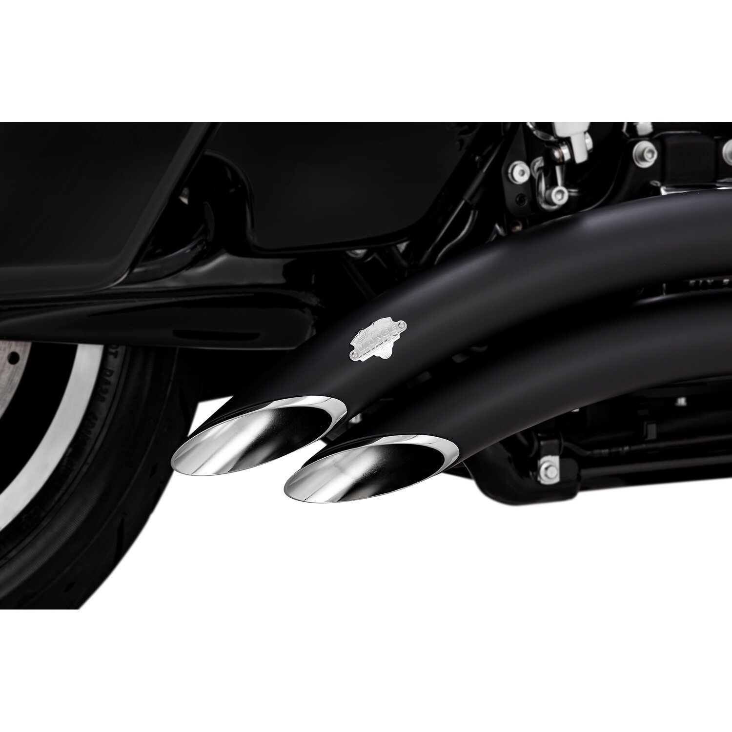 Vance & Hines, Big Radius exhaust. Black