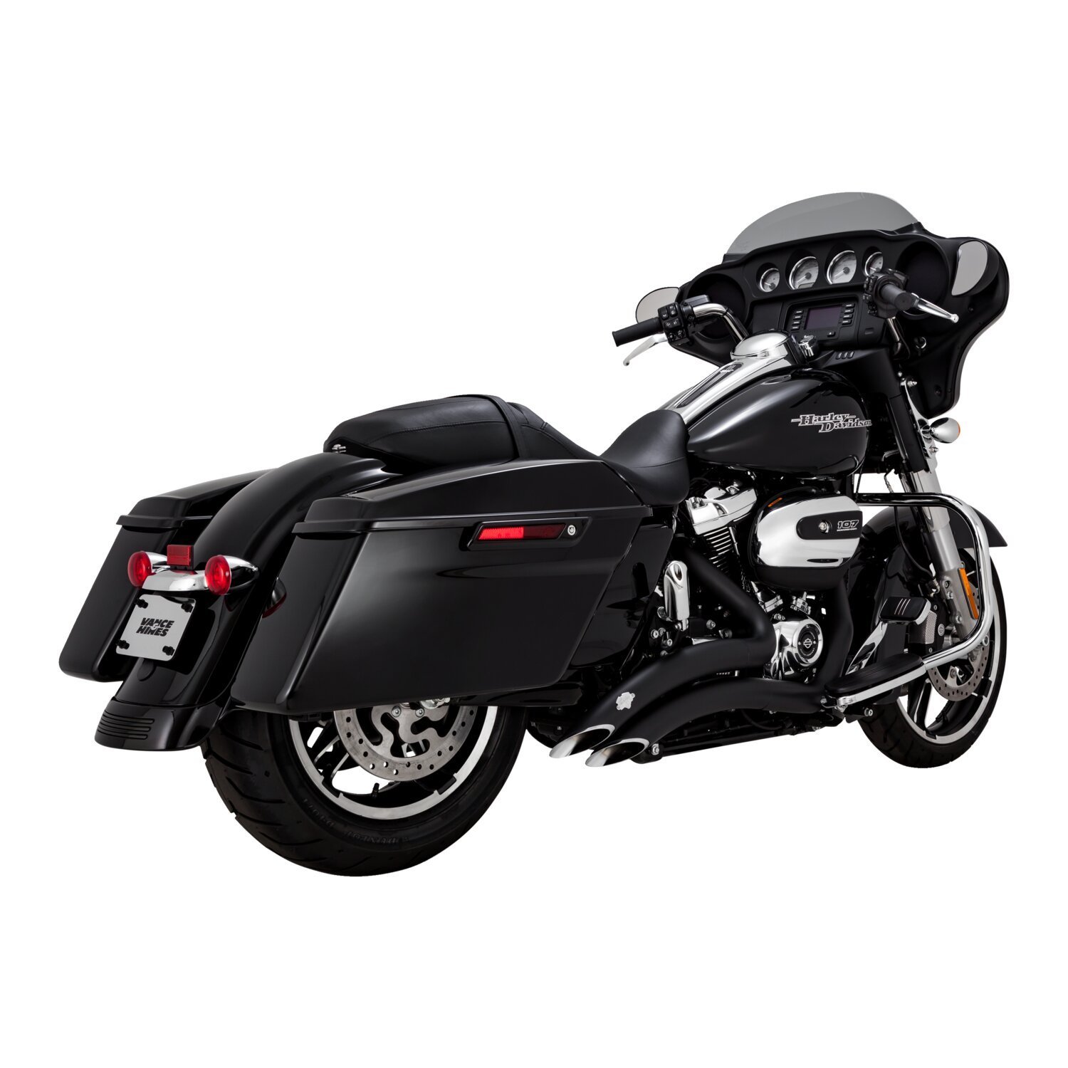 Vance & Hines, Big Radius exhaust. Black