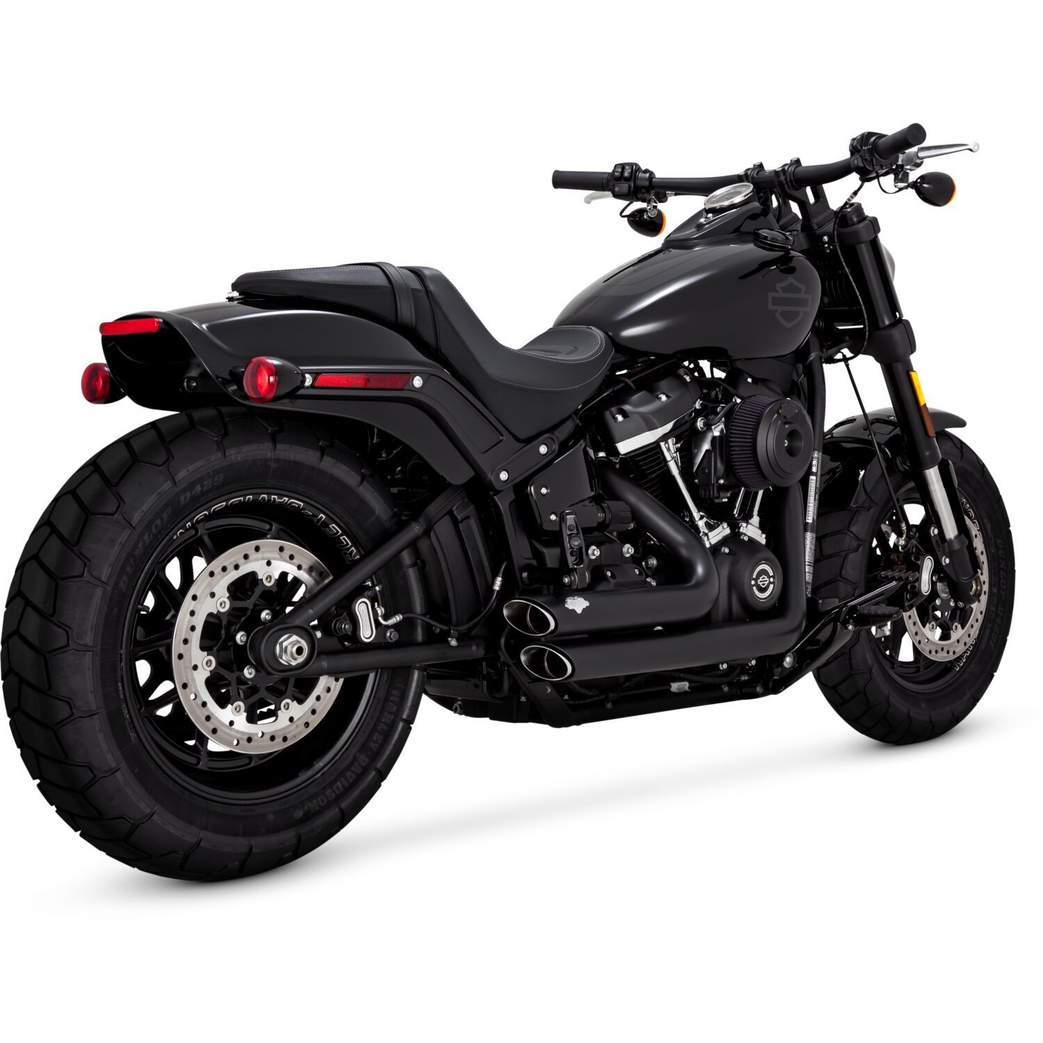 Vance & Hines Short Shot Staggered black