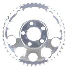Rear sprocket, chrome. 48t