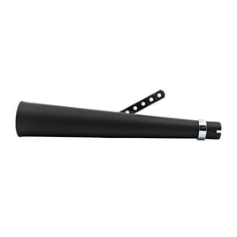 Sei megaphone universal muffler 21" long black