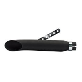 Turn out universal muffler 16" long black