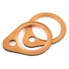 Shovel exhaust gasket. Copper faced