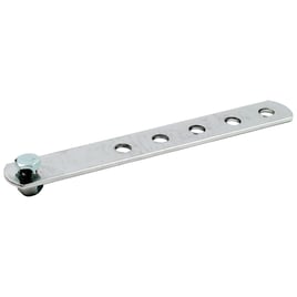 Universal exhaust mount bracket. 8" long, 6 holes