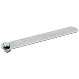 Universal exhaust mount bracket. 8" long, 1 hole