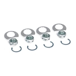 MCS, stage 8 exhaust nut mount kit chrome