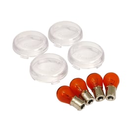 Bullet turn signal lens kit, clear