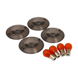 Turn signal flat lens kit. Smoke