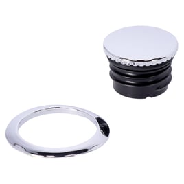 Pop-up gas cap set. Chrome