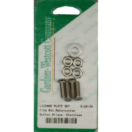 License plate mount kit, ss allen