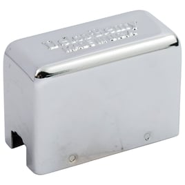 Delco-Remy regulator relay cover 2-post. Chrome