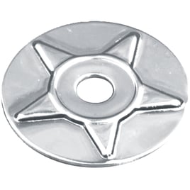 Star washers, chrome plated