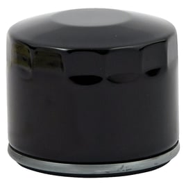 MCS, spin-on oil filter. Black