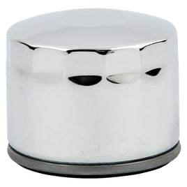 MCS, spin-on oil filter. Chrome