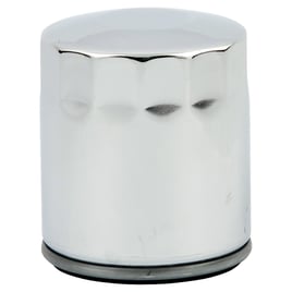 MCS, spin-on oil filter. Chrome