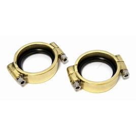 Heavy Duty intake clamps, brass