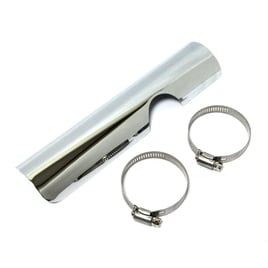 FL 2-1 exhaust header heatshield. lower right, rear. custom