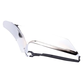 Lower belt guard cover. Chrome