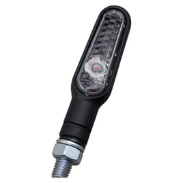 Daytona, D-Light mini LED turn signal set. Black, clear lens