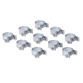 Aba hose clamps, 15mm for 5/16" hose. Zinc plated