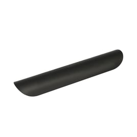 Universal smooth heat shield 10" long black