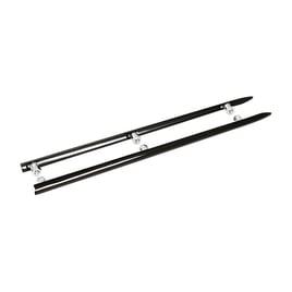 Front fender tip spears, black