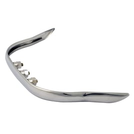 Lower front fender trim, thin. Chrome