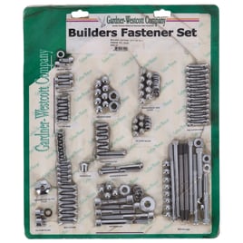Builders fastener set, polish. allen
